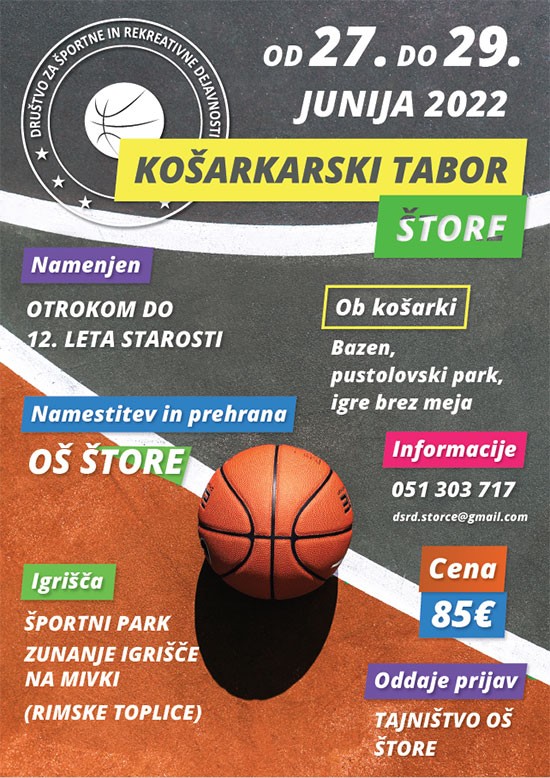 Košarkarski tabor Štore